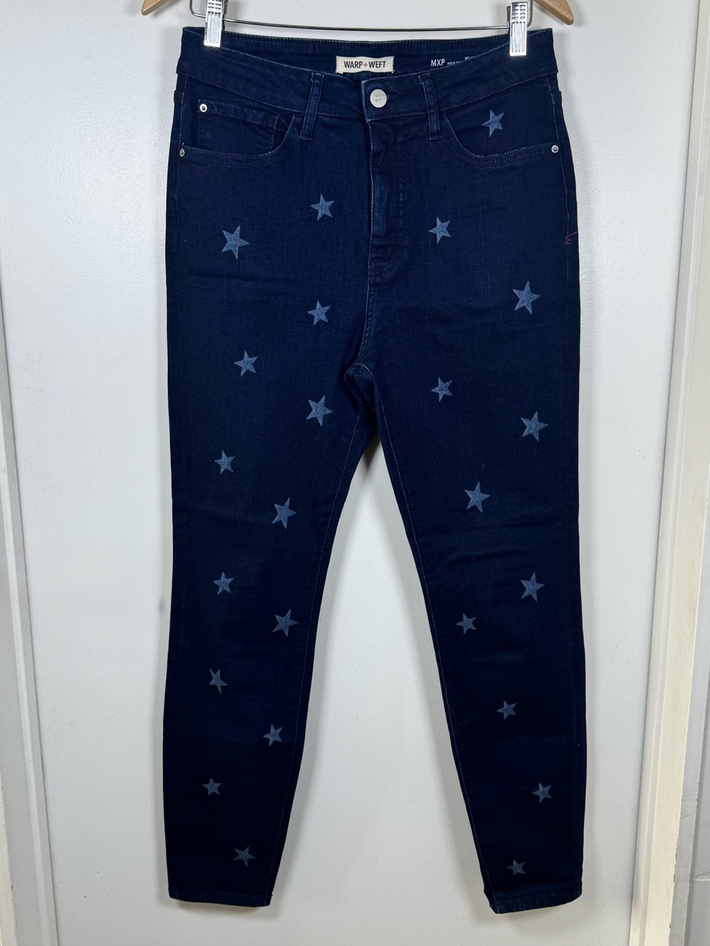 Warp + Weft Stars Milan High Rise Skinny Jeans Dark Rinse Women’s 8 29 Normcore